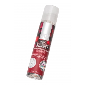 Съедобный лубрикант со вкусом малины JO H2O Raspberry sorbet, 30 мл