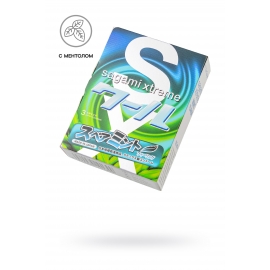 Презервативы Sagami, xtreme, Mint, латекс, 19 см, 5,2 см, 3 шт